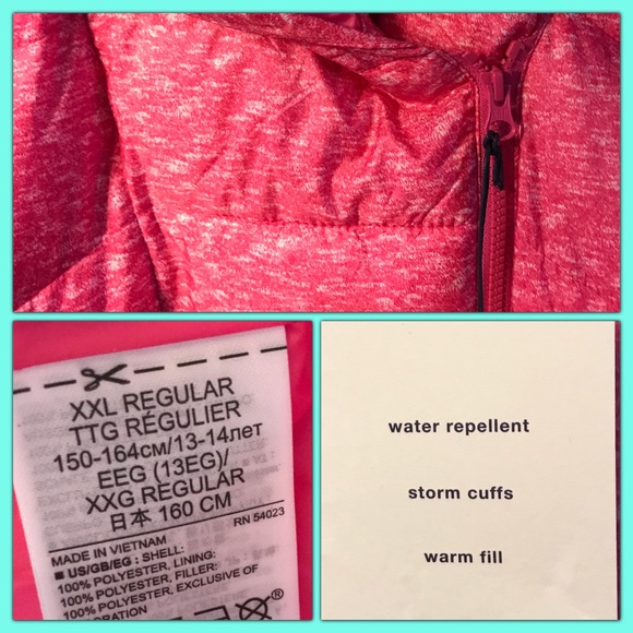 Cover her buns GapFit Royal Fuchsia Puffer Parka - Picture 6 of 8